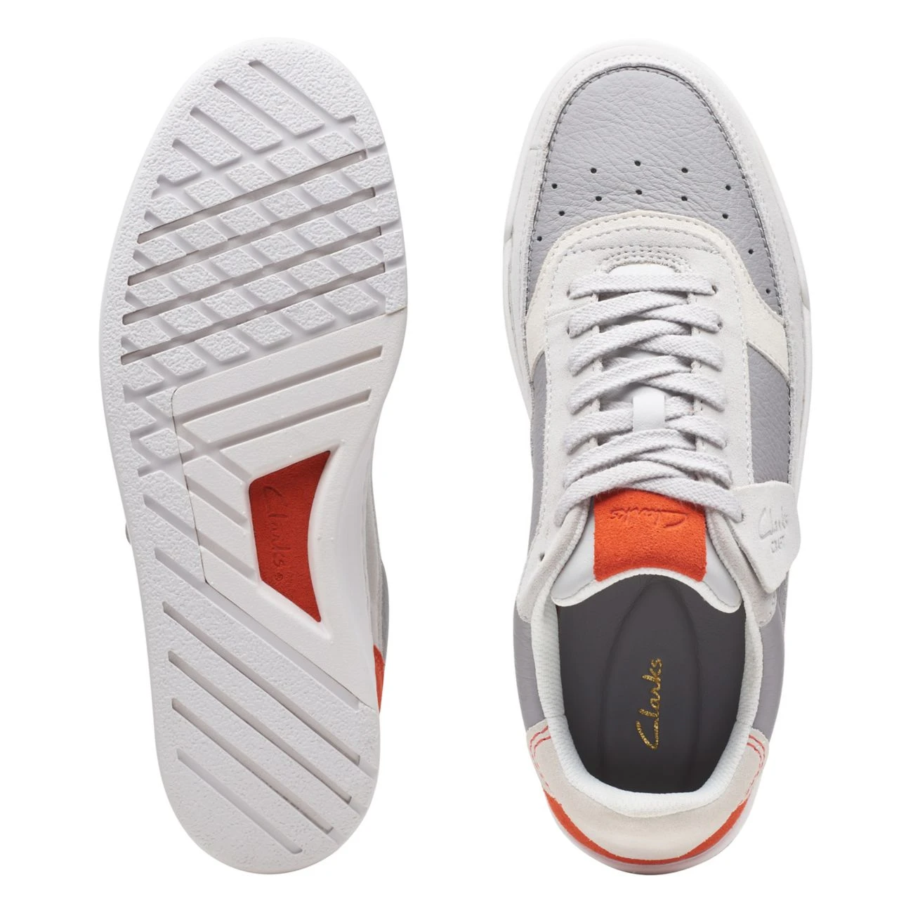 Clarks Craft Court Lace Grey Combination 9 Clarks Craft Court Lace Grey Combination - Image 7