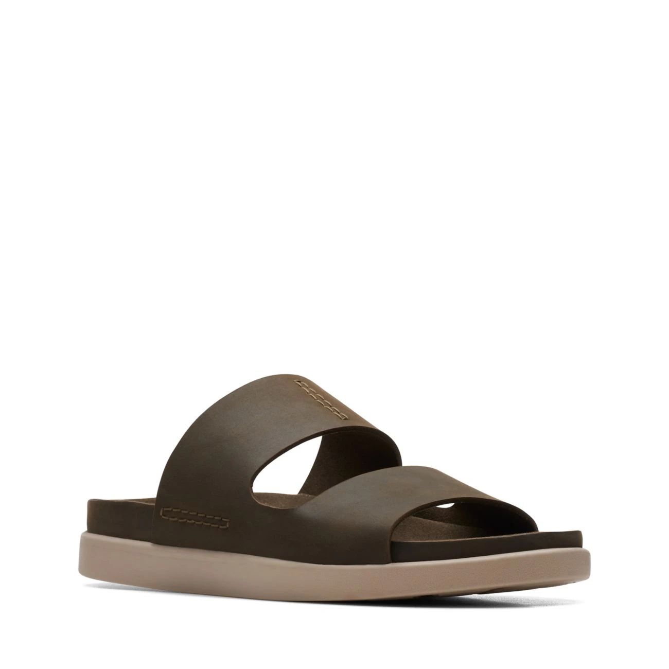 Clarks Sunder Coast Dark Olive Leather 4 Clarks Sunder Coast Dark Olive Leather - Image 2