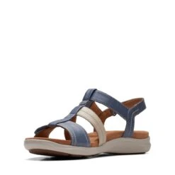 Clarks Kitly Step Denim Combi 12 Clarks Kitly Step Denim Combi -Clarks 26170990 W 4