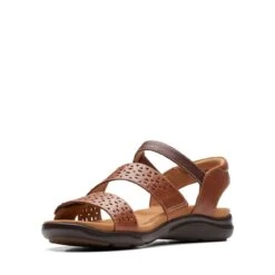 Clarks Kitly Way Tan Leather -Clarks 26170997 W 4