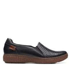 Clarks Magnolia Aster Black Leather