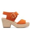 Clarks Kimmei Hi Strap Orange Suede 2 Clarks Kimmei Hi Strap Orange Suede -Clarks 26171010 W 1