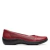 Clarks Cora Iris Red Leather