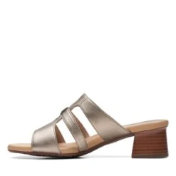 Clarks Desirae Palm Bronze Metallic -Clarks 26171176 W 5