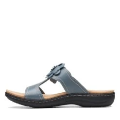 Clarks Laurieann Madi Blue Grey Leather -Clarks 26171255 W 5