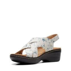 Clarks Merliah Echo Blue Floral 12 Clarks Merliah Echo Blue Floral -Clarks 26171297 W 4