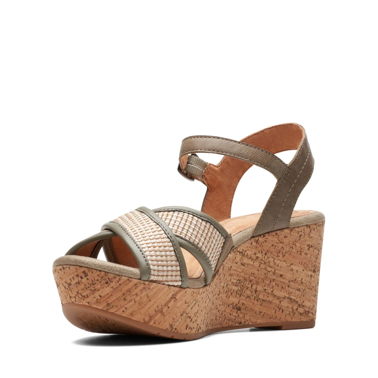 Clarks Elleri Plum Olive Leather 6 Clarks Elleri Plum Olive Leather - Image 4