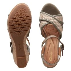 Clarks Elleri Plum Olive Leather 15 Clarks Elleri Plum Olive Leather -Clarks 26171441 W 7