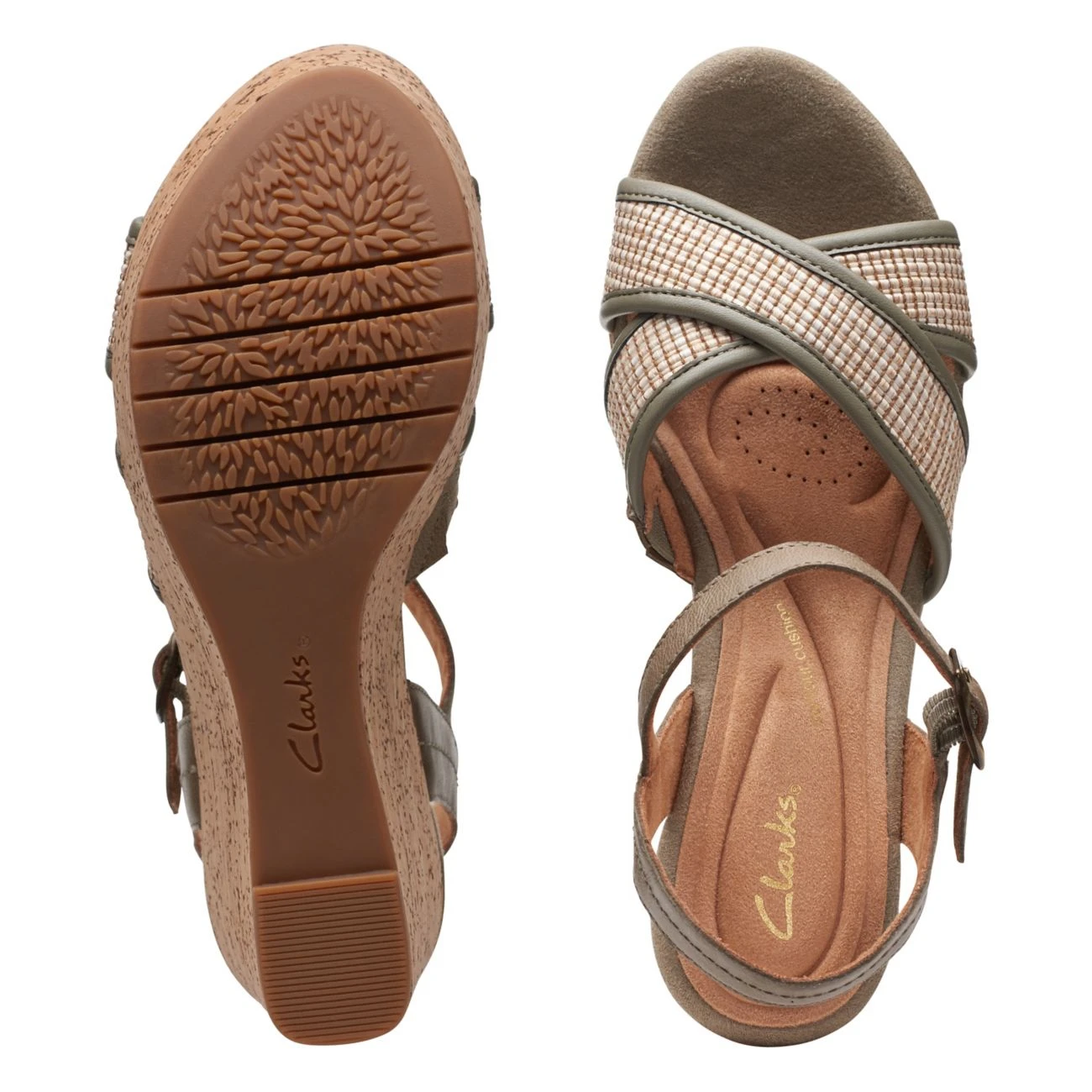 Clarks Elleri Plum Olive Leather 9 Clarks Elleri Plum Olive Leather - Image 7