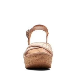 Clarks Elleri Plum Praline Leather -Clarks 26171442 W 3