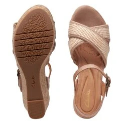 Clarks Elleri Plum Praline Leather -Clarks 26171442 W 7