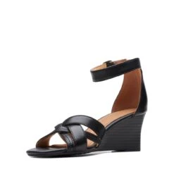 Clarks Cielo Charm Black Leather -Clarks 26171524 W 4