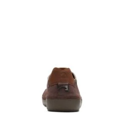 Clarks Higley Lace Brown Canvas -Clarks 26171545 W 6