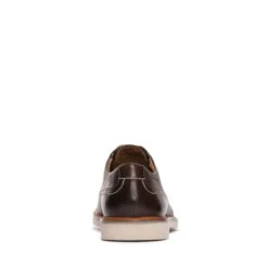 Clarks Atticus LT Cap Dark Brown Leather -Clarks 26171594 W 6