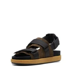 Clarks Overleigh Tor Olive Combination -Clarks 26171617 W 4