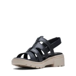 Clarks Coast Shine Black Leather 12 Clarks Coast Shine Black Leather -Clarks 26171725 W 4