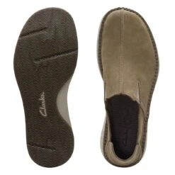 Clarks Gorsky Step Olive Suede -Clarks 26171757 W 7