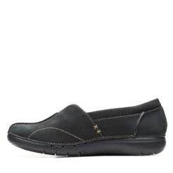 Clarks Un Loop Stride Black Nubuck 13 Clarks Un Loop Stride Black Nubuck -Clarks 26171927 W 5