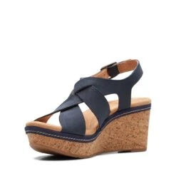 Clarks Elleri Rae Navy Nubuck 12 Clarks Elleri Rae Navy Nubuck -Clarks 26171961 W 4