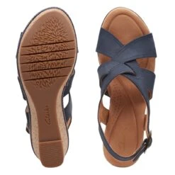 Clarks Elleri Rae Navy Nubuck 15 Clarks Elleri Rae Navy Nubuck -Clarks 26171961 W 7