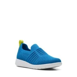 Clarks Ezera Walk Kid Blue Textile -Clarks 26172028 W 2