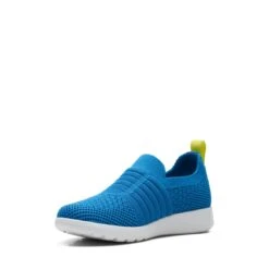 Clarks Ezera Walk Kid Blue Textile -Clarks 26172028 W 4