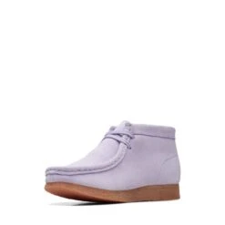 Clarks Wallabee Boot Older Lilac Suede -Clarks 26172036 W 4
