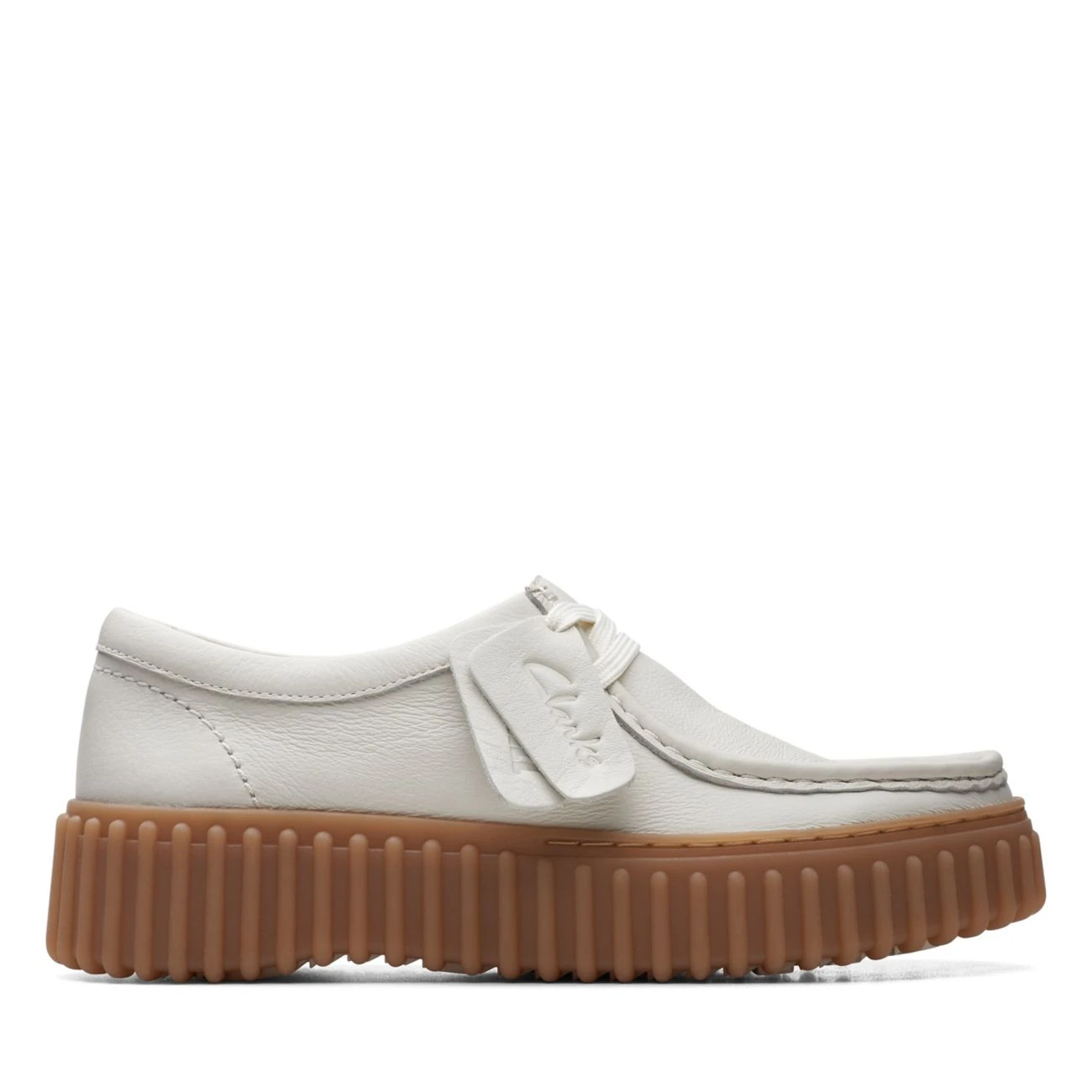 Clarks Torhill Bee Off White Leather 3 Clarks Torhill Bee Off White Leather