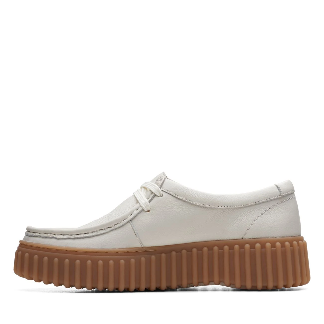 Clarks Torhill Bee Off White Leather 13 Clarks Torhill Bee Off White Leather - Image 11