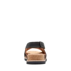 Clarks Yacht Cross Black Leather -Clarks 26172152 W 6