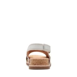 Clarks Yacht Cross White Leather -Clarks 26172155 W 6