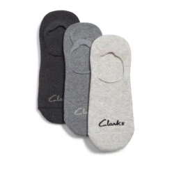 Clarks 3 Pack Liners Multicolor Multicolour
