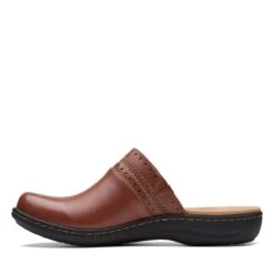 Clarks LAURIEANN EASE Dark Tan Leather -Clarks 26172239 W 5