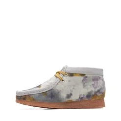 Clarks Wallabee Boot Older Tie Dye Textile -Clarks 26172313 W 5