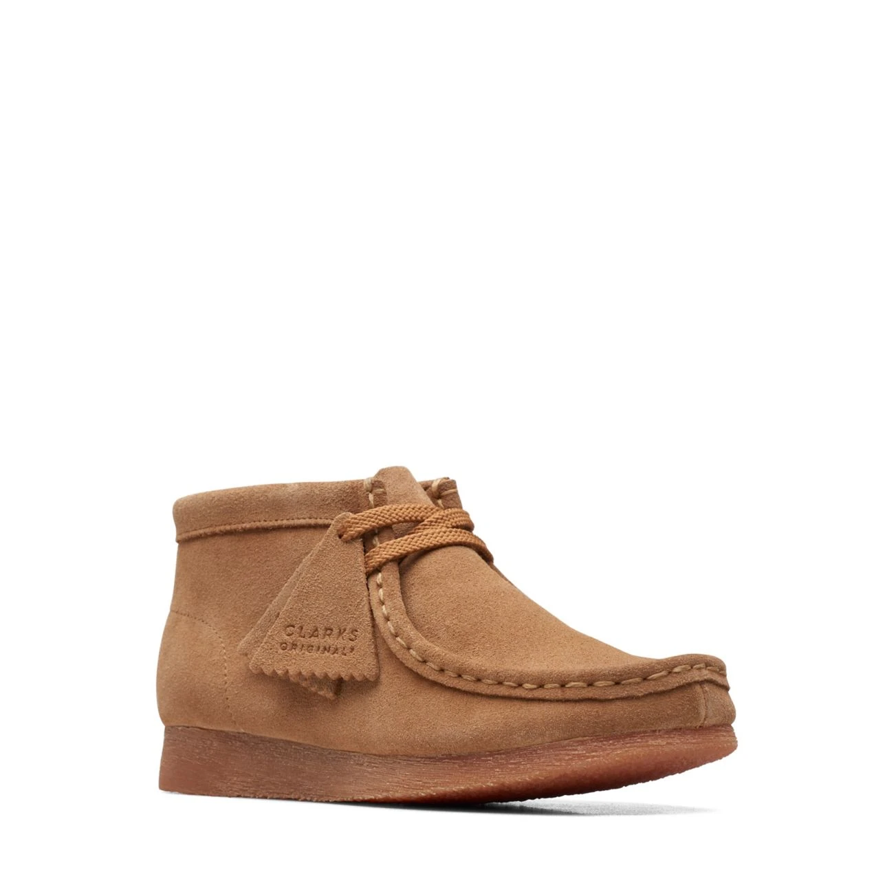 Clarks Wallabee Boot Older Wheat Suede 4 Clarks Wallabee Boot Older Wheat Suede - Image 2