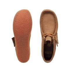 Clarks Wallabee Boot Older Wheat Suede 15 Clarks Wallabee Boot Older Wheat Suede -Clarks 26172317 W 7