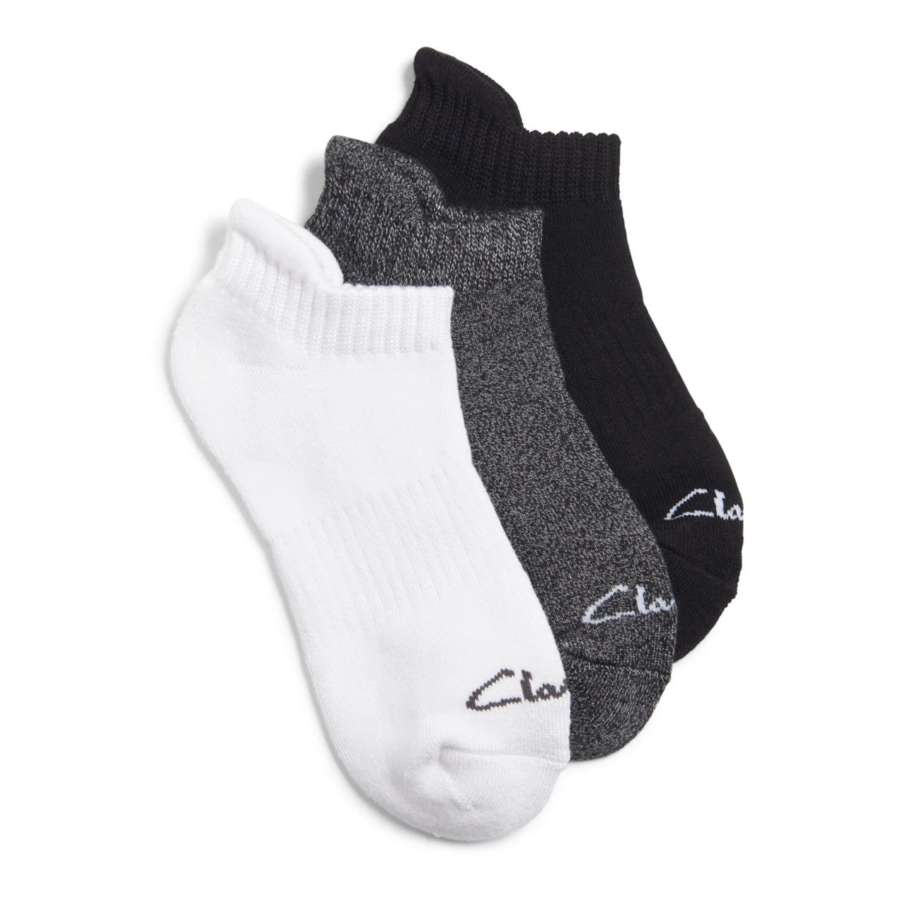 Clarks 3 Pack Solid Athletic Multicolour 3 Clarks 3 Pack Solid Athletic Multicolour