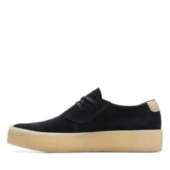 Clarks Ashcott Cup Black Suede -Clarks 26172526 W 5
