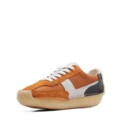 Clarks Natalie Run Orange Combination -Clarks 26172566 W 4
