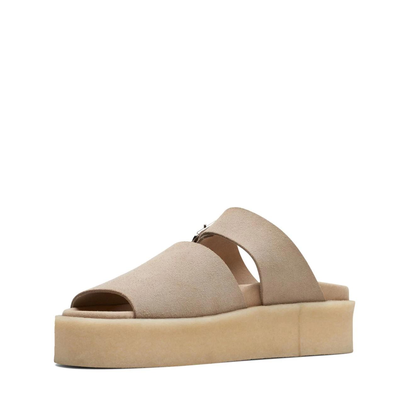 Clarks Crepe Slide Sand Suede 6 Clarks Crepe Slide Sand Suede - Image 4