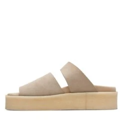 Clarks Crepe Slide Sand Suede 13 Clarks Crepe Slide Sand Suede -Clarks 26172568 W 5