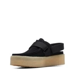 Clarks WallaCup Strap Black Suede -Clarks 26172569 W 4