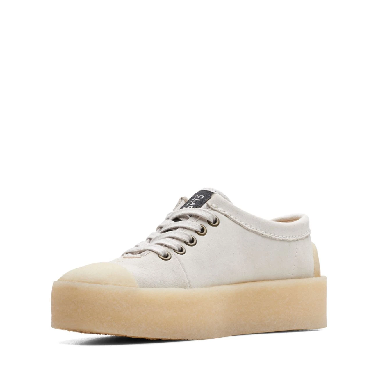 Clarks Tor Hoop Off White Suede 6 Clarks Tor Hoop Off White Suede - Image 4