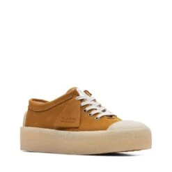 Clarks Tor Hoop Tan Suede -Clarks 26172601 W 2
