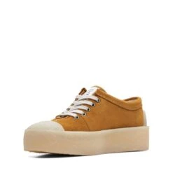 Clarks Tor Hoop Tan Suede -Clarks 26172601 W 4