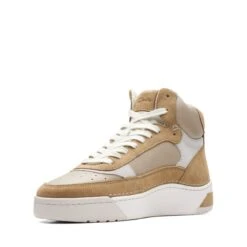 Clarks Craft Court Top Dark Sand Combi -Clarks 26172676 W 4