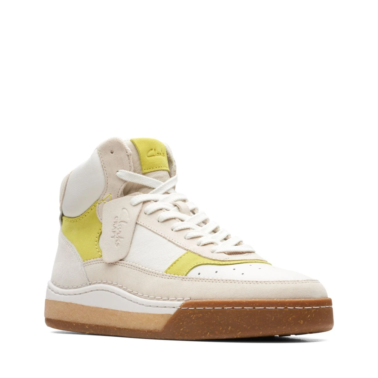 Clarks Craft Court Top White Multi 4 Clarks Craft Court Top White Multi - Image 2