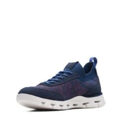 Clarks Nature X Go Navy Combination 12 Clarks Nature X Go Navy Combination -Clarks 26172682 W 4