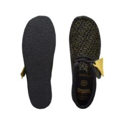 Clarks Wallabee Go Older Black Suede -Clarks 26172690 W 7