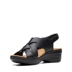 Clarks Merliah Echo Black Leather -Clarks 26172747 W 4